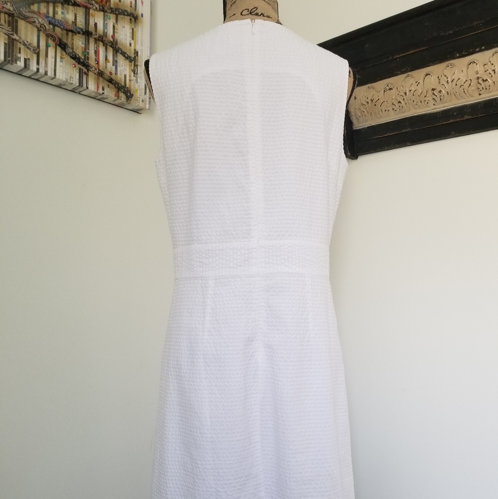 NWOT Southern Proper white seersucker slip dress - Picture 4 of 7